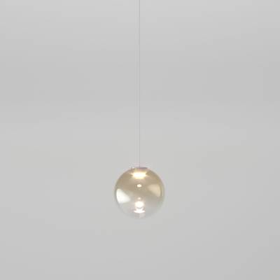 Подвесной светодиодный светильник со стеклянным плафоном 50234/1 LED янтарный
