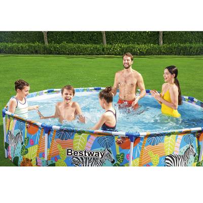 Бассейн каркасный круглый 305*66 см, 4062 л, Steel Pro 56985 Bestway