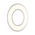 7718/42L MITRA LED SN Светильник металл/акрил/белый LED 42Вт 3000-6500К D485 IP20 пульт ДУ ALTAIR