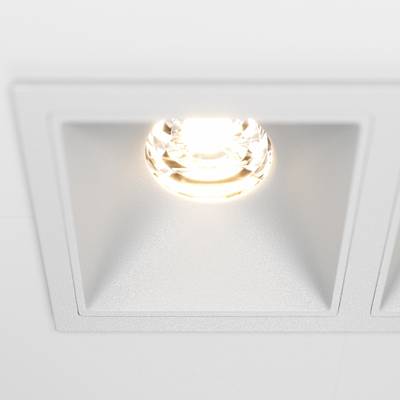 Встраиваемый светильник Alfa LED 3000K 2x10Вт 36°, DL043-02-10W3K-SQ-W. TM Maytoni