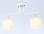 Светильник подвесной TR9484/2 WH/FR белый/белый матовый E27/2 max 40W 405*175*280