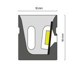 Гибкий неон 16x16 24В 10Вт/м 4000K IP67 10м (боковой изгиб), 432015. TM Maytoni