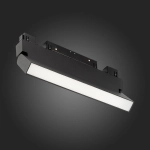 ST363.436.12 Магнитный трековый светильник Черный LED 1*12W 3000K 720Lm Ra>80 120 IP20 L219xW22xH108 48V