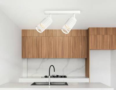 Настенно-потолочный  поворотный спот со сменной лампой TN51682/2 WH белый GU10/2 260*60*180