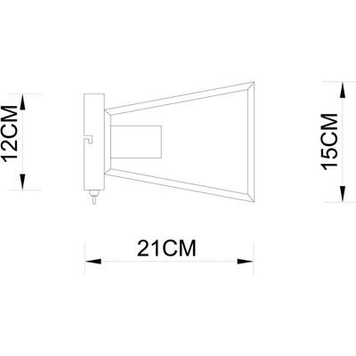 Настенный светильник Arte Lamp BRUSSELS A8030AP-1WH, 1хE27
