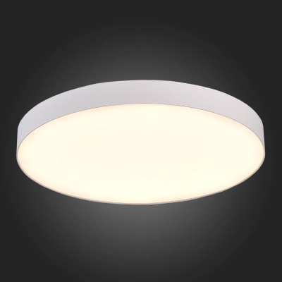 ST606.532.96 Светильник потолочный Белый LED 1*96W 3000K 8 640Lm Ra>85 120° IP20 D600xH55 185-265V