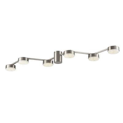 8116/6C COMFI LN26 250 никель, металл Люстра потолочная LED GX53 6*7W 220V SANATA