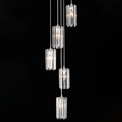 Citilux Джейн CL306051 Хрустальный подвесной светильник Хром