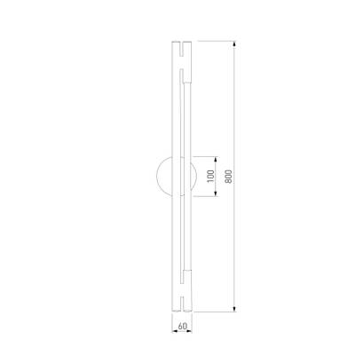 Настенный светильник 50265 LED латунь, LED