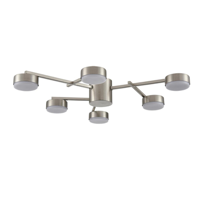 8115/6C COMFI LN26 248 никель, металл Люстра потолочная LED GX53 6*7W 220V DABRA
