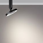 359279 OVER NT23 192 черный Светильник накладной светодиодный IP20 LED 18W 85-265V 1350Лм 3000К MIRROR