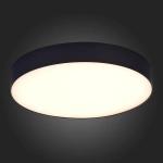 ST606.432.48 Светильник потолочный Черный LED 1*48W 3000K 4 320Lm Ra>85 120° IP20 D400xH55 185-265V