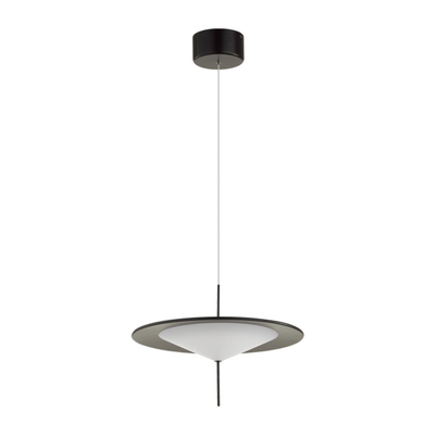 5012/16L L-VISION ODL23 389 черный/белый матовый металл/акрил Подвес LED 16W 3000K STEKA