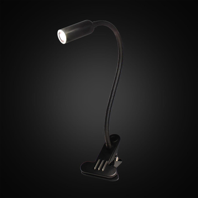 Citilux Ньютон CL803061N LED Лампа на прищепке с диммером Чёрная