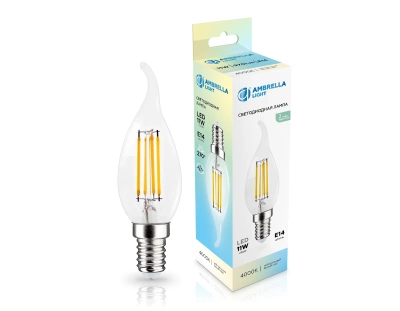 Лампа светодиодная Filament 351124 LED CF35 11W E14 4000K 220-240V