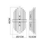 Настенный светильник Arte Lamp FEDELTA A1068AP-2CC, 2хE14