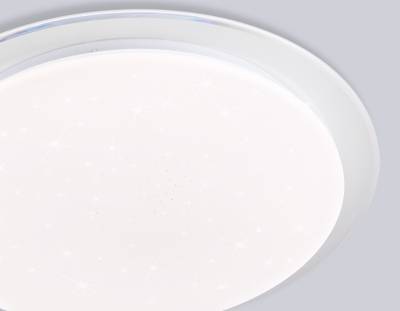Светильник светодиодный RGB с пультом FZ780 WH белый IP20 60W 3000-6500K+RGB 570*55 (ПДУ ИК)