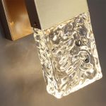 4364/5WL HIGHTECH ODL23 371 матовое золото/металл/стекло Настенный св-к IP20 LED 10W 612Лм 3000K RICCI