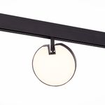 ST359.436.15 Магнитный трековый светильник Черный LED 1*15W 3000K 760Lm Ra&gt;80 120° IP20 L150xW28xH211 48V