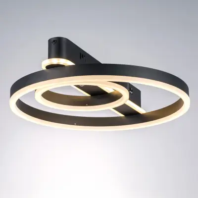 738667 Настенно-потолочный светильник UNDINE 60W LED 2666LM ЧЕРНЫЙ 3000-6000K Lightstar