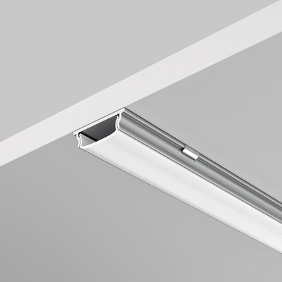 Алюминиевый профиль накладной с вертикальным изгибом 18x6 (Серебро, 2 м), ALM-1806-S-2M 631016