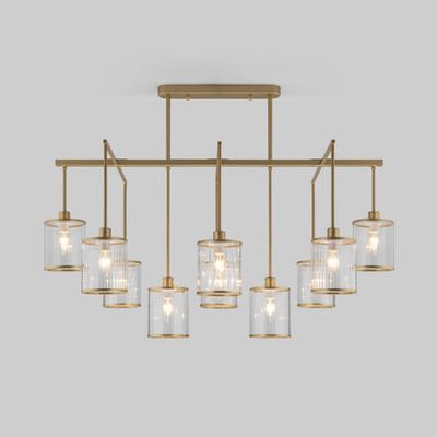 Умная потолочная люстра 60144/10 золото