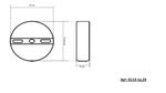 6114-1A,02 Подвес Рэй d8 h200 Led 7w (4000K) хром
