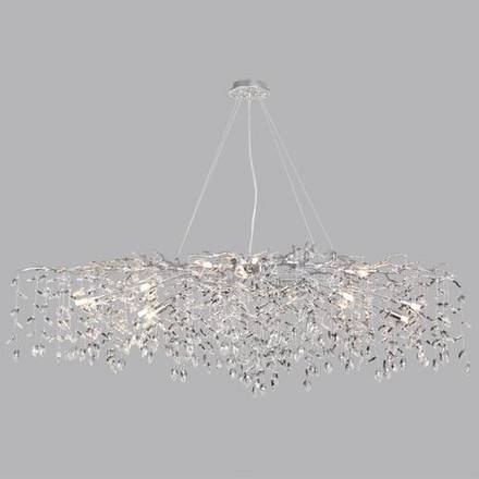 4970/16 HALL ODL24 615 матов.серебристый/алюмин./хрусталь Люстра G9 16*40W DELICA