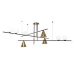 Люстра на штанге Arte Lamp JACOB A7029PL-9BK, 9хE27