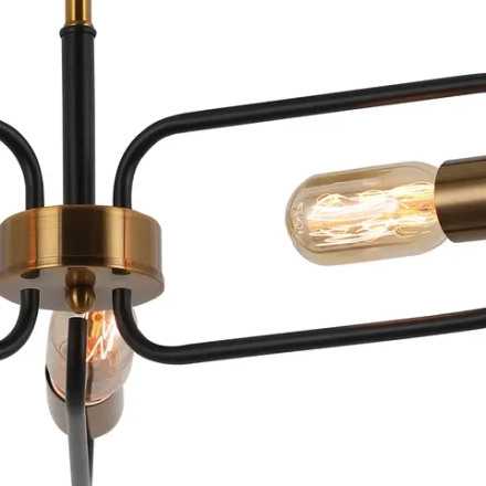 IL8253-3COU-79 BK GD светильник потолочный ILLUMICO, E27х3