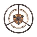 8007/3C MODERNI LN25 черный/черный, золотой металл/металл, стекло Потолочный светильник Е14 3*40W 220V Zarina
