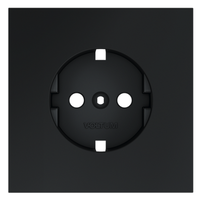 VLS000607 Накладка для розетки с заземлением, S70 (графит). (ТМ Maytoni)