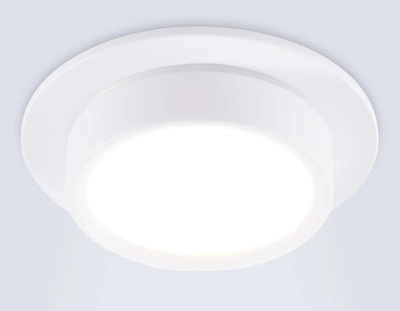 Светильник встраиваемый TN6733 WH белый IP44 GX53 D110*57