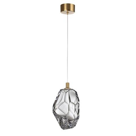 7114/4LA L-VISION ODL25 Подвесной светильник  бронзовый/прозрачное стекло/металл IP20 LED 4W 300Лм 3000K 200° 220V GEMME
