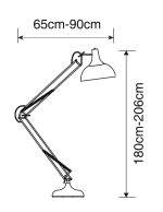 Торшер Arte Lamp GOLIATH A2487PN-1WH, 1хE27