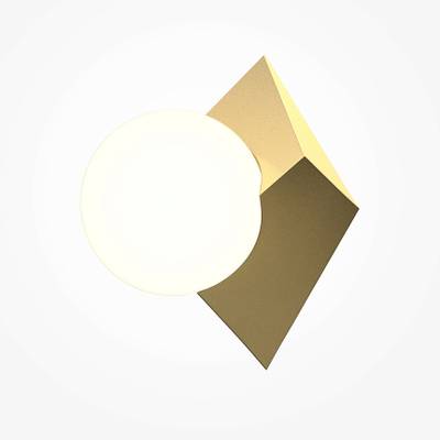 Настенный светильник (бра) Cubeo G9х1 MOD445WL-01BS. TM Maytoni