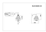 SLE104401-01 Светильник настенный Бронза/Прозрачный E27 1*60W
