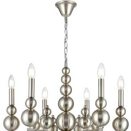 8107/6 MODERNI LN26 128 никель, металл Люстра Е14 6*40W 220V NANA