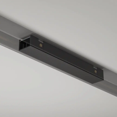 Коннектор питания прямой Basity, черный, TRA172IPC-1B. TM Maytoni