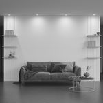 Встраиваемый светильник Gyps modern GU10 10Вт, DL005-1-01-W-1. TM Maytoni