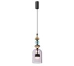 5046/12LA L-VISION ODL24 430 черный/фиолетовый/металл/стекло/керамика Подвес LED 12W 4000К 1400Лм PALLETA