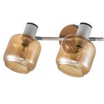 Спот Escada 10177/2A E14*40W White/Chrome/Wood