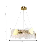 Подвесная люстра Krakle 4249-6P, 6*G9*40W. ТМ F-Promo