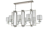 Люстра Crystal Lux NICOLAS SP8 L1000 NICKEL/WHITE 3400/308L