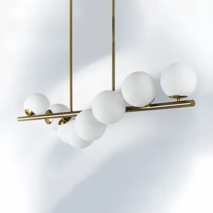 815183 Люстра CROCO 8х40W E14 ЛАТУНЬ Lightstar