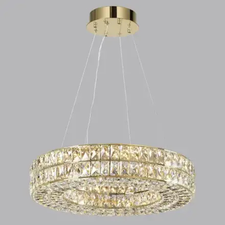 4926/52L L-VISION ODL24 581 золото/металл/хрусталь Люстра LED 52W 4000K 2971Лм PANTA