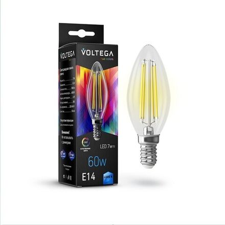 Светодиодная лампа Crystal Candle 7W 4000K E14 CRI97, 7153. TM Maytoni