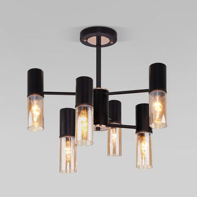 Потолочная люстра в стиле лофт 70125/6 черный