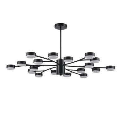 8117/18 COMFI LN25 195 черный, металл Люстра LED GX53 18*7W 220V TORINA