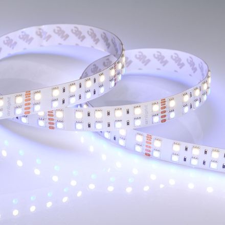 Лента RT 2-5000 24V RGB-Day 2x2 (5060, 720 LED, LUX) (Arlight, 32 Вт/м, IP20)